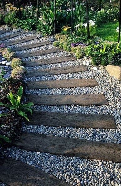 wooden pallet steps