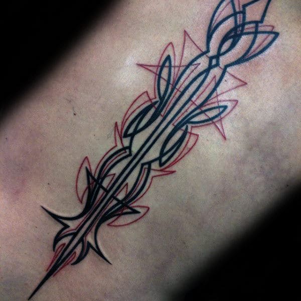 Cool Guys Small Pinstripe Arm Tattoos