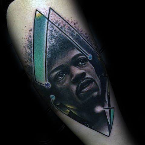 Cool Jimi Hendrix Tattoo Design Ideas For Male