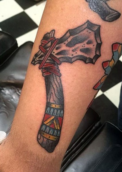Cool Male Tomahawk Tattoo Ideas