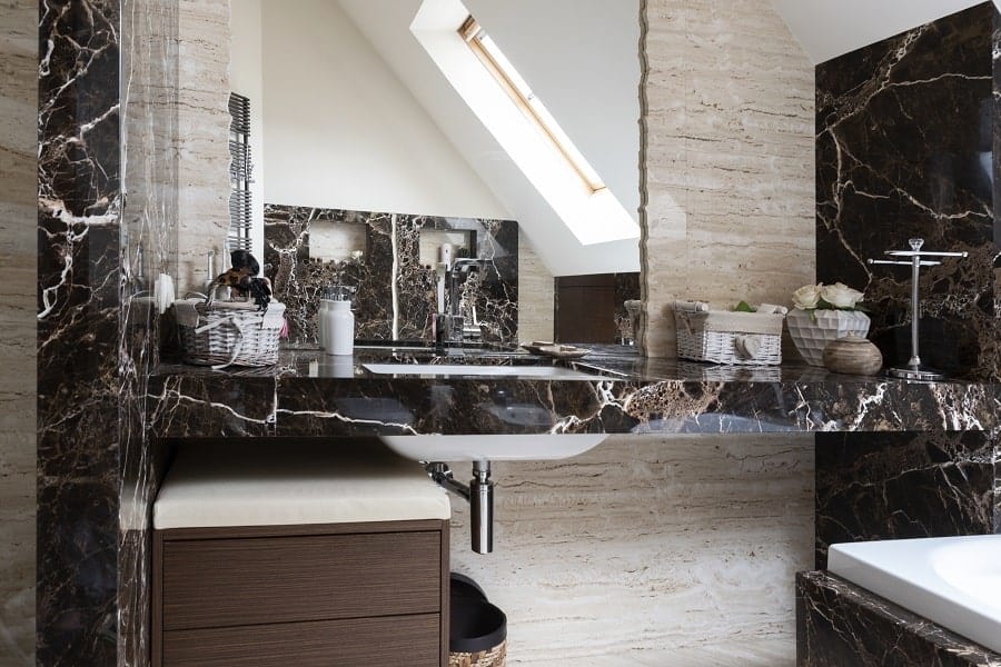 marble sink countertop