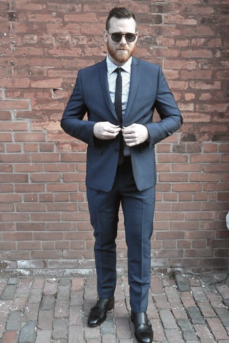 Cool Mens Navy Blue Suit Black Shoes Style Inspiration