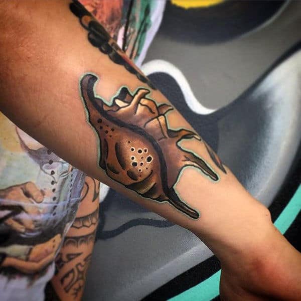 Cool Modern Guys Seashell Forearm Tattoos
