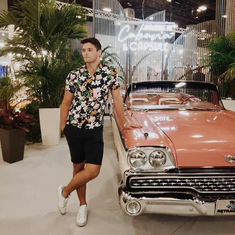 Cool Printed Mens Beach Wear