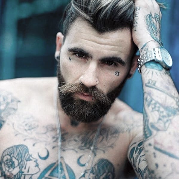 Cool Slick Mens Beard With Awesome Style