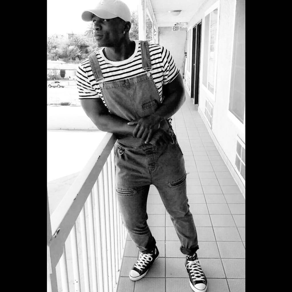 Cool Stripe Denim Overall Style