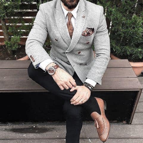Cool Unique Trendy Outfits Styles For Men Light Grey Suit