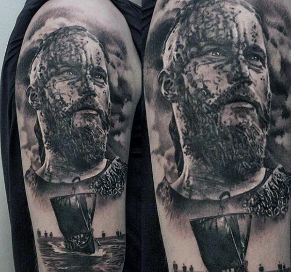 Cool Viking Arm Tatoo For Guys