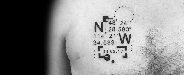 Coordinate Tattoo Ideas For Men