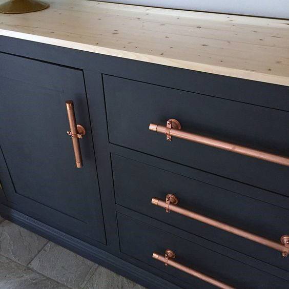 copper cabinet hardware 