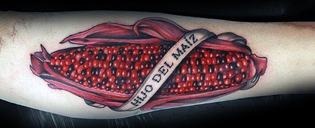 Corn Tattoo Ideas For Men