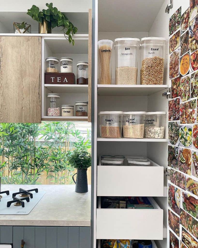 corner kitchen pantry shelving ideas
