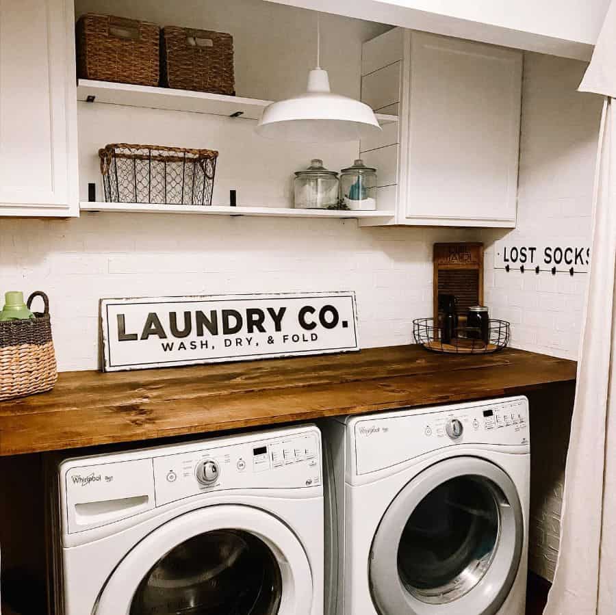 counter laundry closet white cabinets 