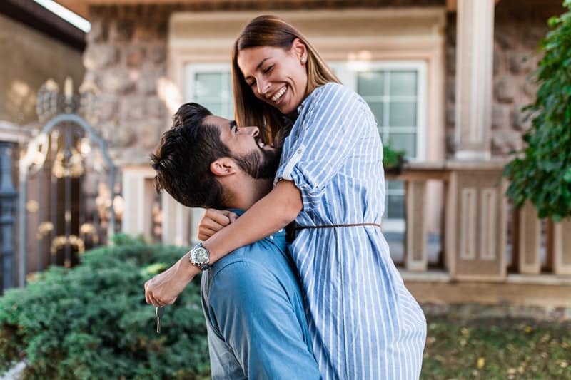 couple happy together