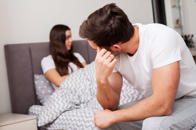 couple lack of physical affection