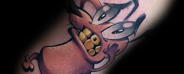 Courage The Cowardly Dog Tattoo Designs For Men