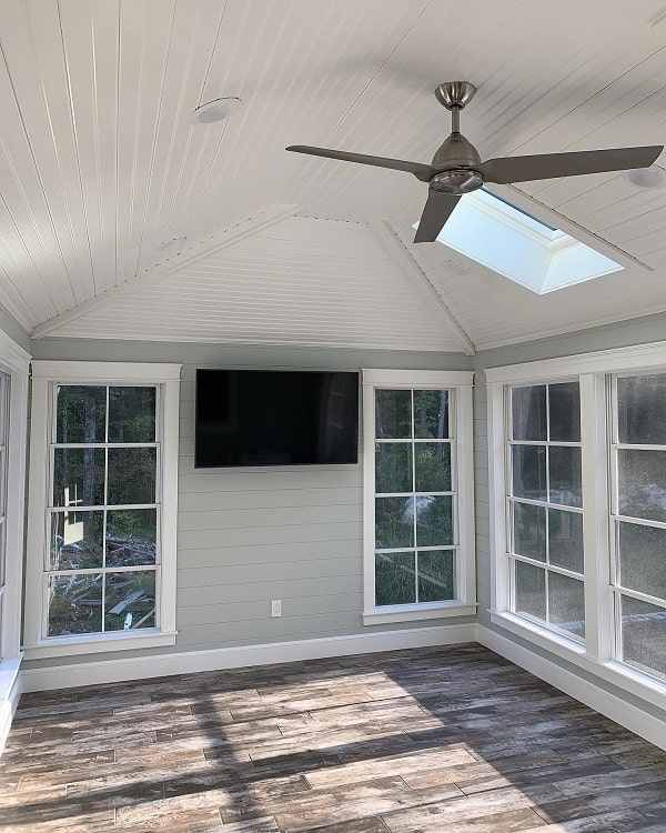 sectional screen window