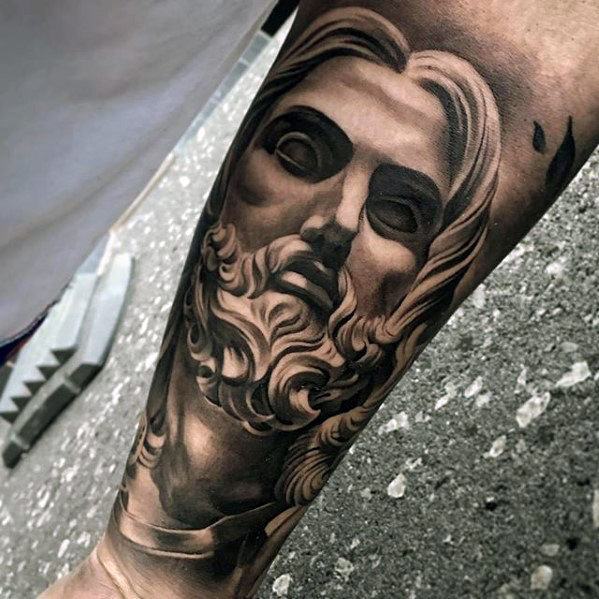 Creative 3d Jesus Tattoos For Men Forearm Sleeve