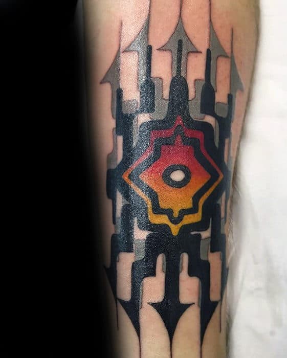 creative arm final fantasy male tattoo ideas