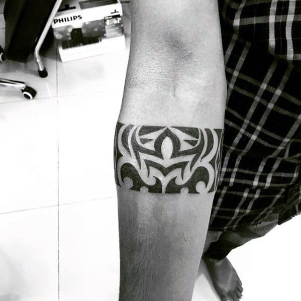 Creative Armband Tribal Tattoo Ideas For Guys