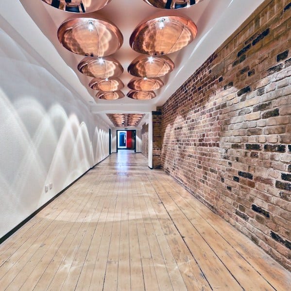Creative Copper Interior Ideas For Hallway Lighting