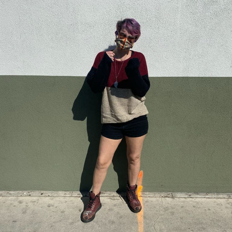 Creative Facemask Outfit For Women