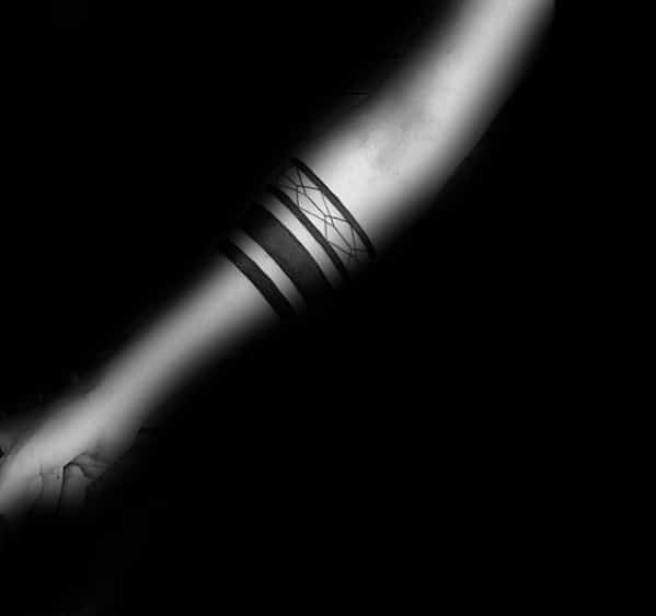 Creative Forearm Band Male Pattern Tattoo Inspiration
