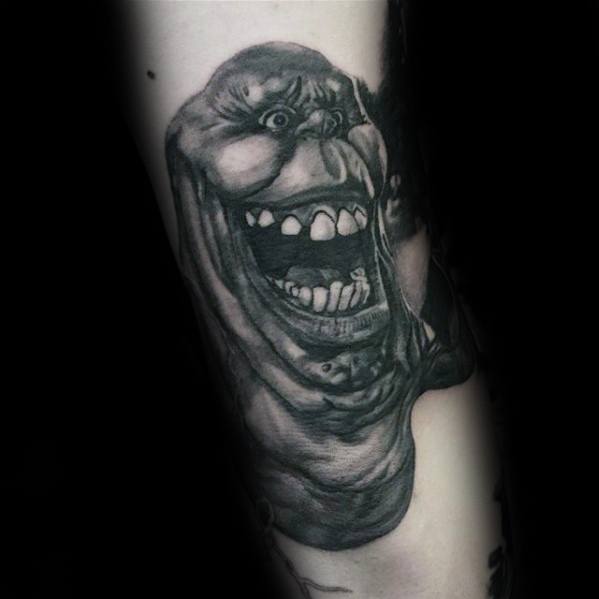 Creative Ghostbusters Tattoos For Men 3d Arms