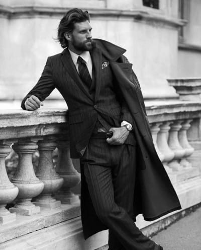 Creative Mens Long Hair Classy Style