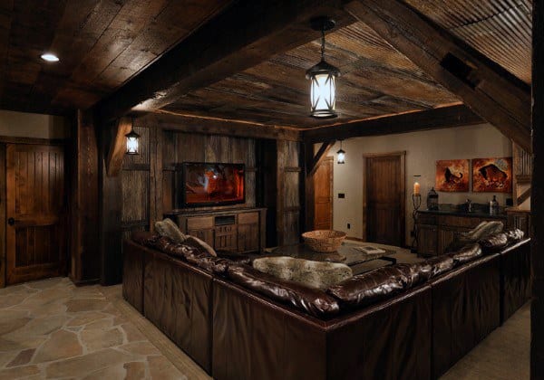 Creative Rustic Ideas For Basement