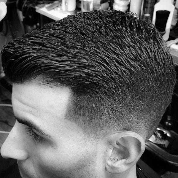 Crew Cut Fashion Foward Haircuts Taper Fade For Guys