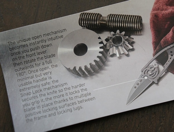 Crkt Snap Lock Knife Components Materials