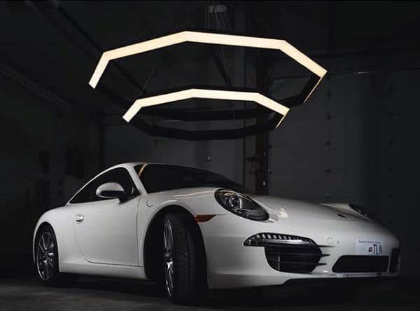 Custom Hanging Garage Lighting Led