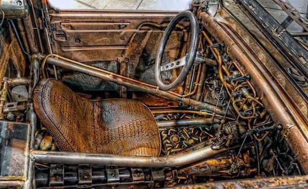 Custom Rat Rod Interior