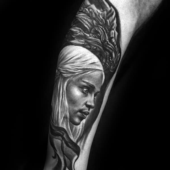 Daenerys Targaryen Game Of Thrones Male Tattoo Ideas