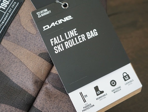 Dakine Fall Line Ski Roller Bag Tag
