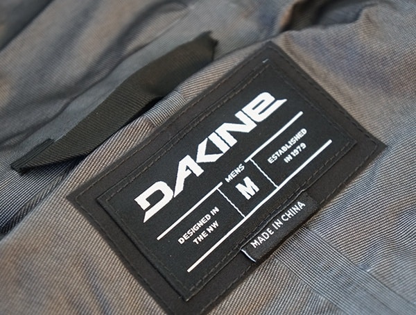 Dakine Sawtooth Gore Tex 3l Jacket Inner Tag