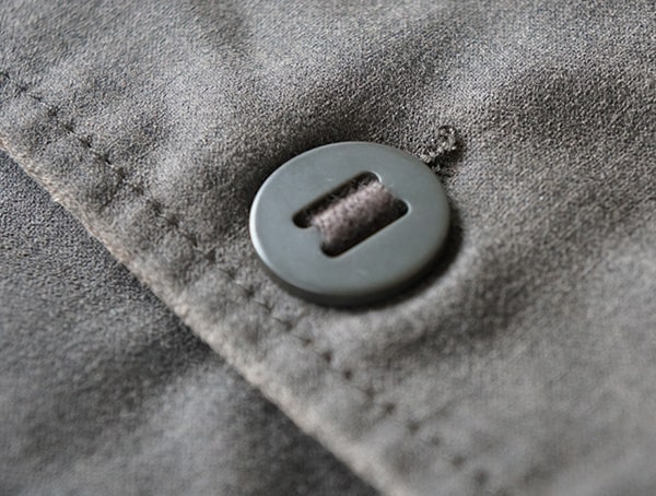 Dakota Grizzly Tripp Mens Travel Coat Button Detail With Tobacco Brown Stiching