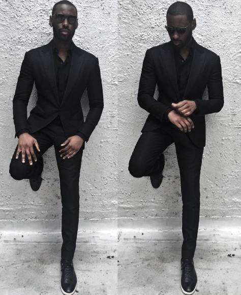 Dapper Guys All Black Outfits Mens Professional Suit Styles