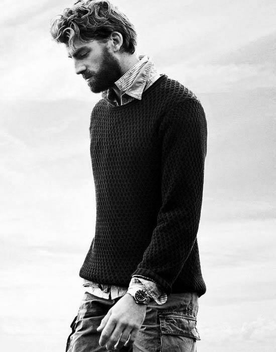 Dapper Long Curly Hair For Men