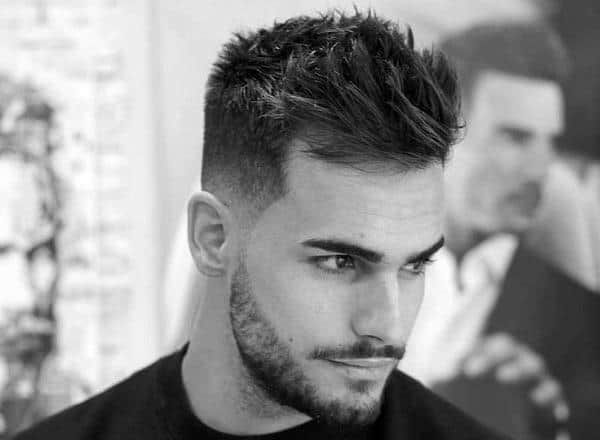 Dapper Mens Thick Short Hairstyles
