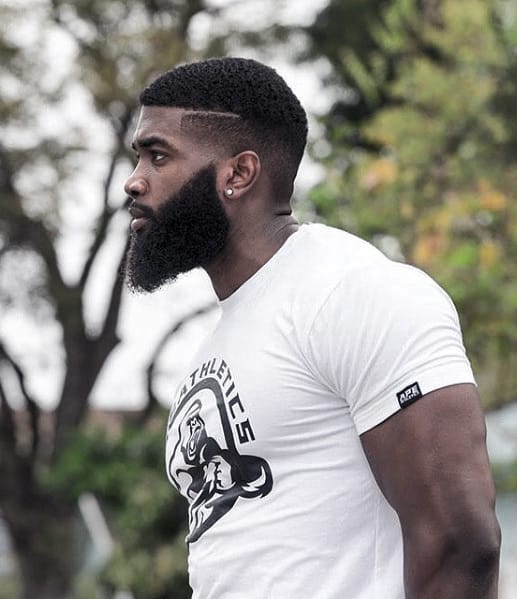 Dapper Short Hair And Full Beard Styles For Black Men