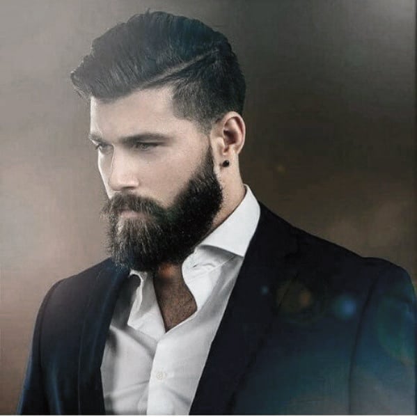 Dapper Slick Mens Beard With Classy Style