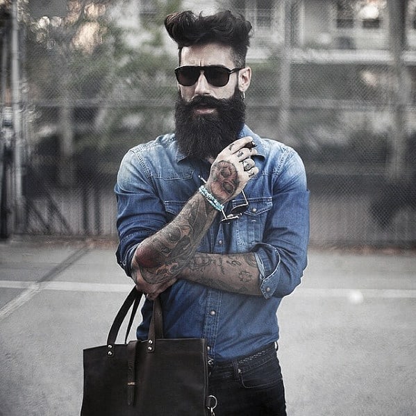 Dapper Slick Mens Beard With Nice Style