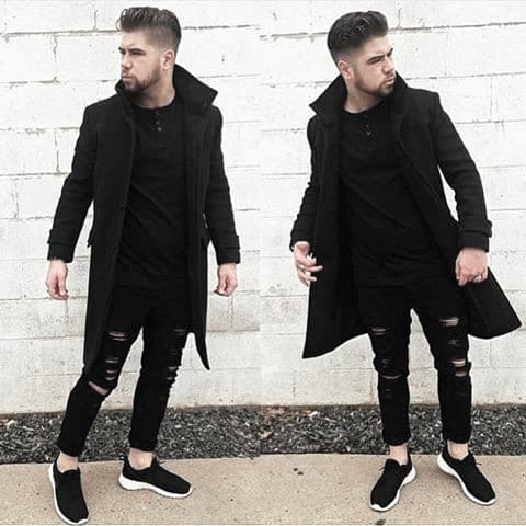 Dapper What To Wear With Mens Black Ripped Jeans Outfits Styles