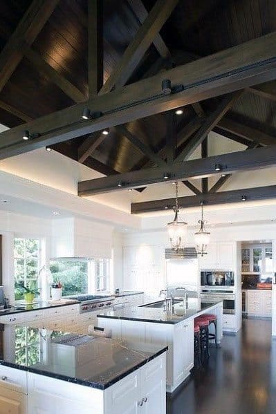 Dar Wood Kitchen Unique Vaulted Ceilings