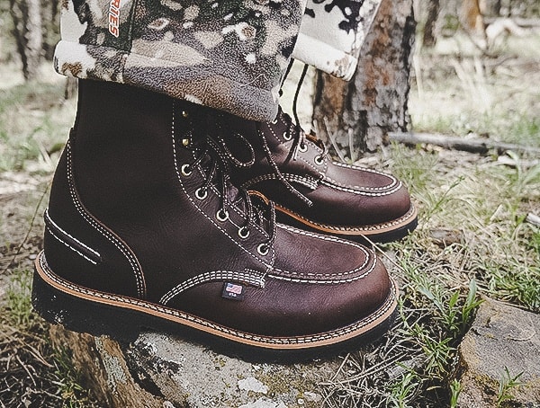 Dark Brown Leather Thorogood Flyway Hunters Boots For Men Reviews