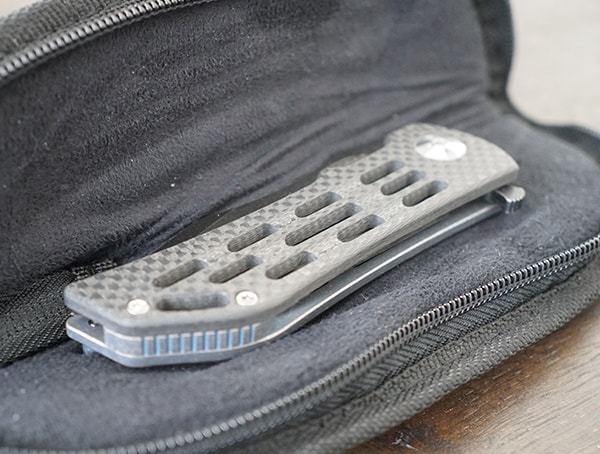 Darrel Ralph Dominator Ventilator Carbon Fiber Ii Knife In Soft Case