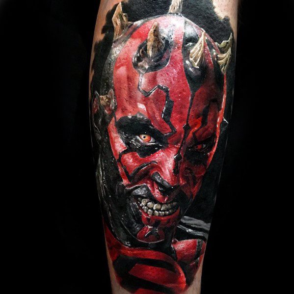 Darth Maul Male Tattoo Designs On Arm