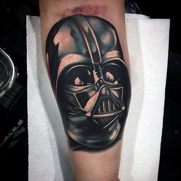 Darth Vader Tattoo Male Forearms